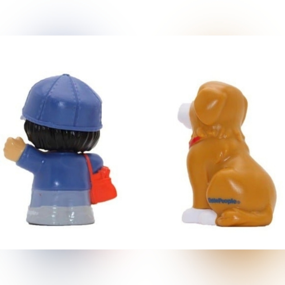 🖤 FISHER-PRICE LITTLE PEOPLE Good Boy & His Hooman NWT - Picture 4 of 4